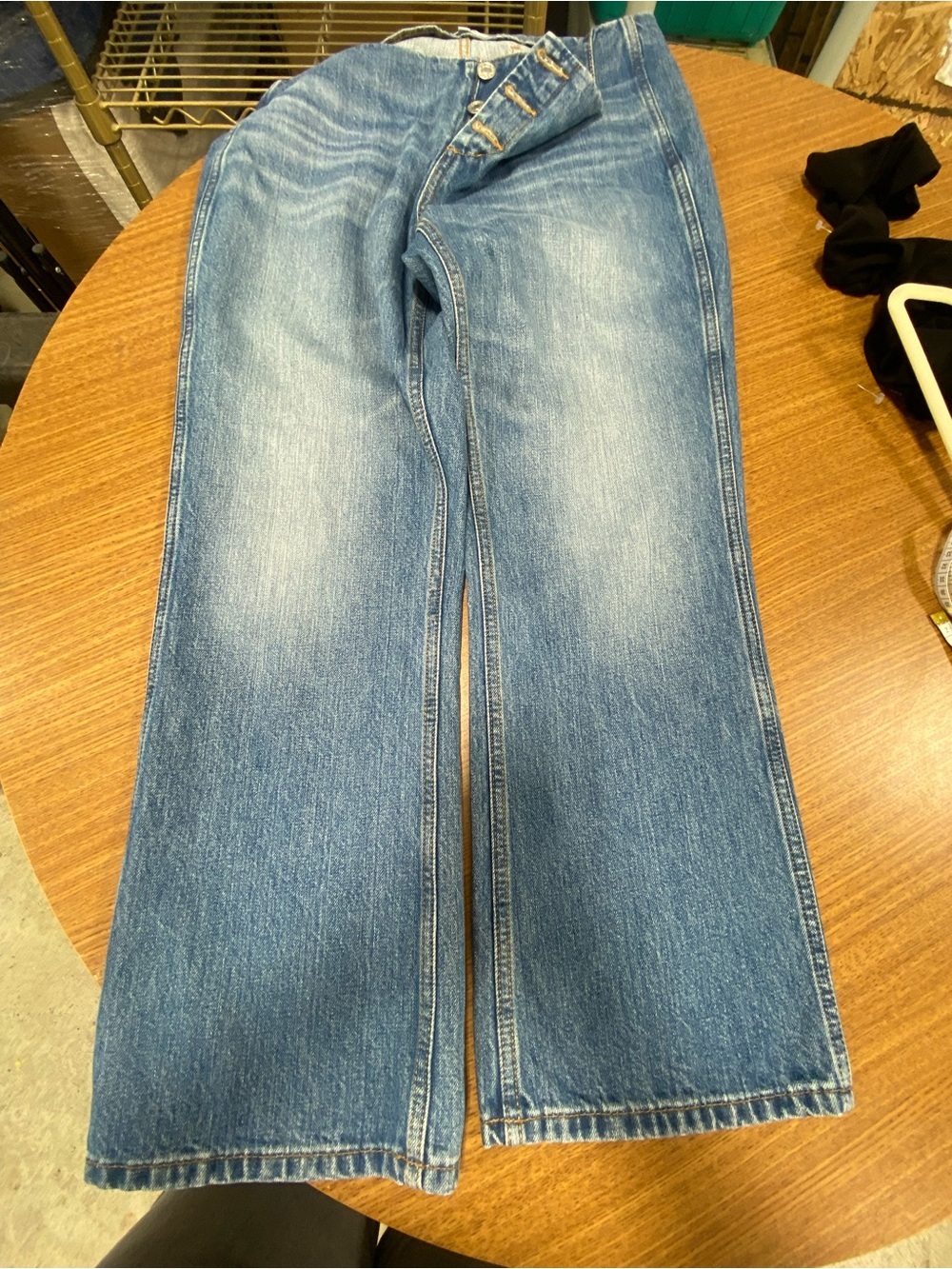 Re/Done Originals Button Front Crop Boot in Riot - Picture 10 of 10